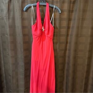 Red Faviana Rhinestone Gown size 7/8โ Valentines!